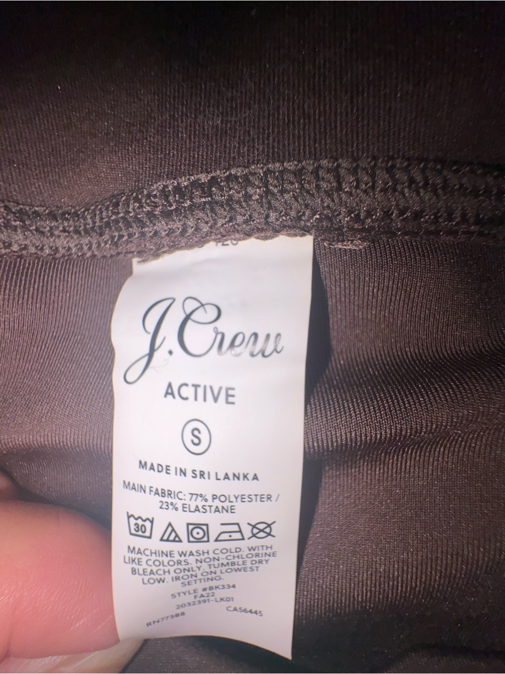 J. Crew Active Chocolate Brown Athletic Skirt Size S Workout Yoga Tennis - Picture 7 of 8